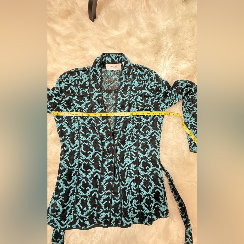 #577 PER SE Patterned Blazer size 2 - Picture 11 of 14